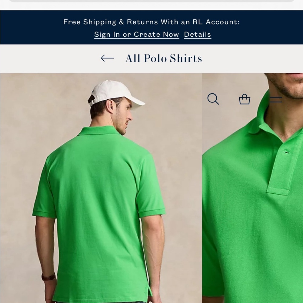 Polo Ralph Lauren Iconic Mesh Polo Shirt Men’s XXL Classic Kelly - Picture 7 of 7